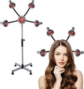 5 Head Infrared Heat Lamp for Salon Infrared Hair Color Processor with Flexible Arms Heat Lamps Hair Processing Machine for Salon