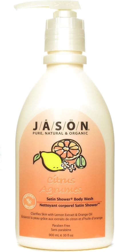 Jason Natural Products Citrus Satin Shower Body Wash 30 Ounce - 2 per case