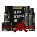 The Beard Struggle Men’s Beard Growth Kit – Includes Balm Oil Wash &amp Conditioner – Gold Collection Valhalla’s Gates