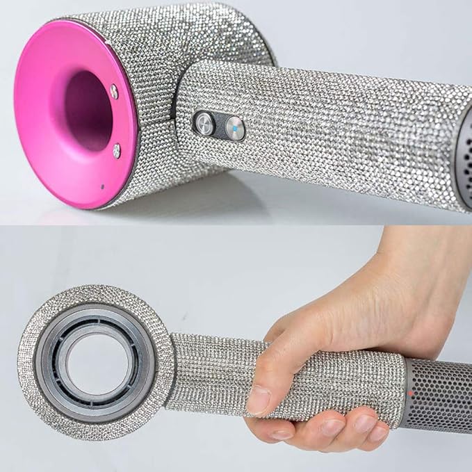 Bright Diamond Sticker Decals for Dyson Supersonic Hair Dryer HD01 HD03 HD07 HD08 HD15(Pure Diamond)