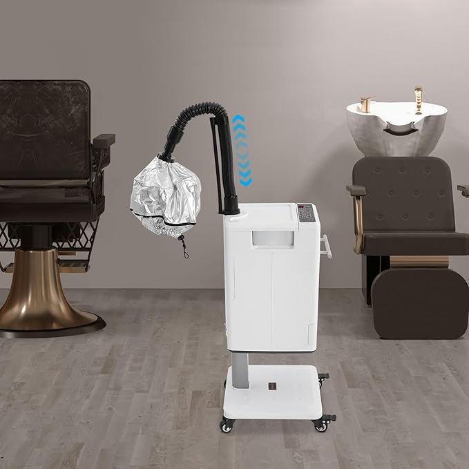 DNYSYSJ Hair Steamer Machine Stand up Steamer Nano Steamers with 6 Modes &amp Adjustable Temperature Professional Pattern Hair Treatment Steamers for Hair Dry Damaged Hair at Home &amp Salons