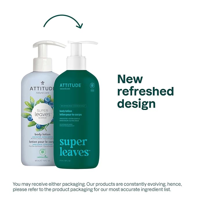 ATTITUDE Body Wash EWG Verified Dermatologically Tested Plant &amp Body Lotion EWG Verified Dermatologically Tested Plant and Mineral-Based Ingredients Vegan Beauty Products