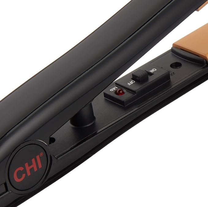 CHI Tourmaline Ceramic Mini Flat Iron Hair Straightener For An Even &amp Smooth Finish Dual Voltage 0.75 Iron