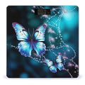 Beautiful Butterfly Bathroom Scale Large LCD Backlight Display Digital Scale Rounded Corners Body Scales Automatic Power On/Off Bathroom Scales for Home Bedrooms