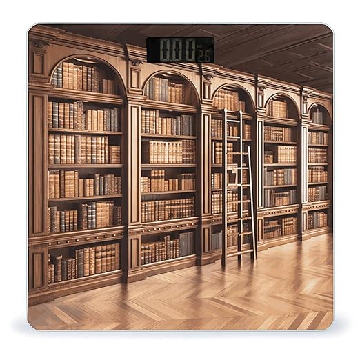 Library Bookcase Bathroom ScaleHighly Accurate Digital Weighing Machine for People Bright LED Display Weight Scale for The Aldult Home Use