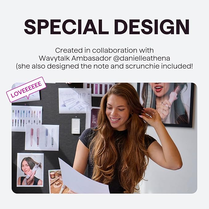 Wavytalk Pro Steam Hair Straightener Brush Steamline Pro 3 in 1 Straightening Brush Steam Reduces Damage Nourishes Hair and Expedites Straightening