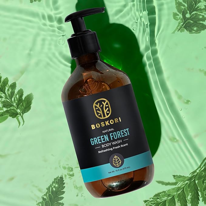 Cedar Essence Body Wash for Men – Gentle Daily Cleanser with Natural Cedarwood &amp Herbal Extracts Plant-Derived Hydration No Harsh Chemicals Refreshing Wood Aroma – Made in Taiwan 16 fl oz