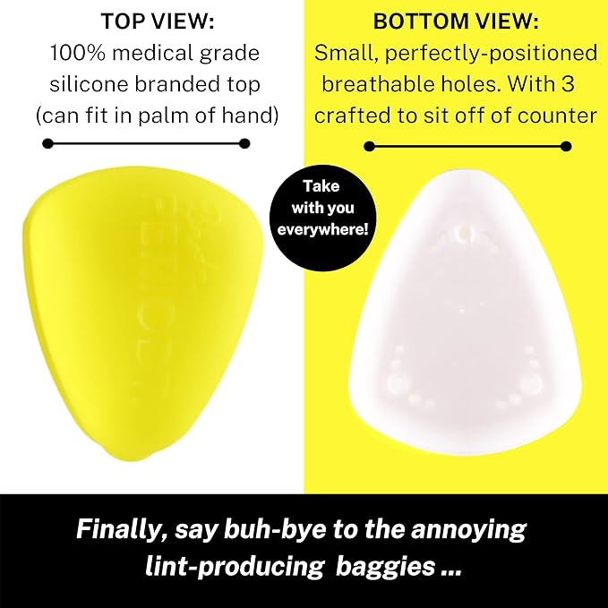 Best Periodt Menstrual Cup - High Capacity Soft Period Cup for Heavy Flow - 12 Hour Leak Free - Comfy &amp Easy to Use - Comes with Yellow Menstrual Cup Case - USA Made (Size 2)