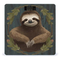 Sloth Bathroom Scale Large LCD Backlight Display Digital Scale Rounded Corners Body Scales Automatic Power On/Off Bathroom Scales for Home Bedrooms