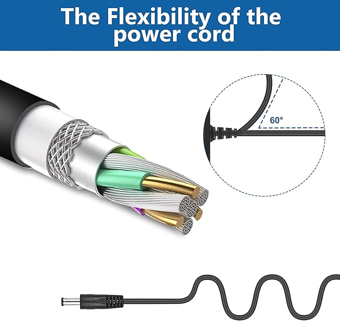 Replacement AC-DC Adapter Compatible for Phoenix A2 Massage Gun Percussion Massager Power Supply Cord