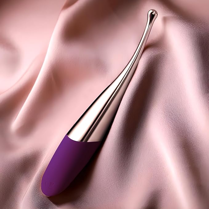 CHARMING Personal Wand Massager with Waterproof Vibration for Full Body Massage Use Promotes Essence Absorption Relieves Fatigue -Purple