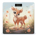 Lovely Deer Bathroom Scale for Body Weight Bathroom Weighing Scale with Backlit LCD Display Highly Accurate Measures Weight Up to 180kg