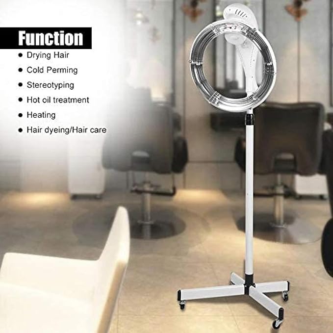 KRASS Professional Halo Orbital Infrared Hair Color Processor And Dryer With Rolling Stand 950WCollector88