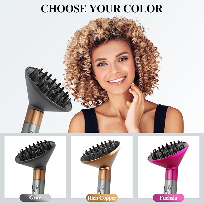 Upgraded Hair Straightener Attachment and Large Diffuser Attachment for Dyson Airwrap HS01 HS05 HS08 Accessories