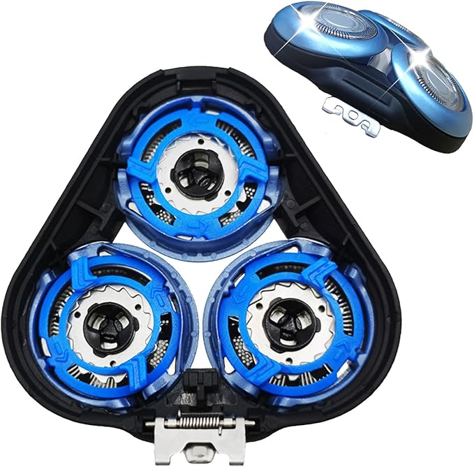 SH60/50 Replacement Shaver Head Blades Fit for Philips S6000 Series 6000 Replacement Philips Norelco Mens Cordless Wet Dry Electric Shaver SH50 5000 6000 Series