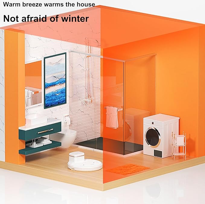 Full Body Dryer Machine Whole Body Blow Dryer with Dust Filter Negative Ions Lock Water Cold/hot Air Adjustment High/Low Speed Adjustment Foot Touch Control for SPA Bathroom Sports