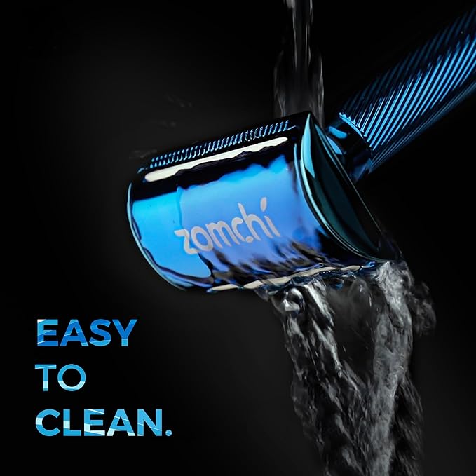 Precise Blue Metal Razor with Silver Blade Disposal Box