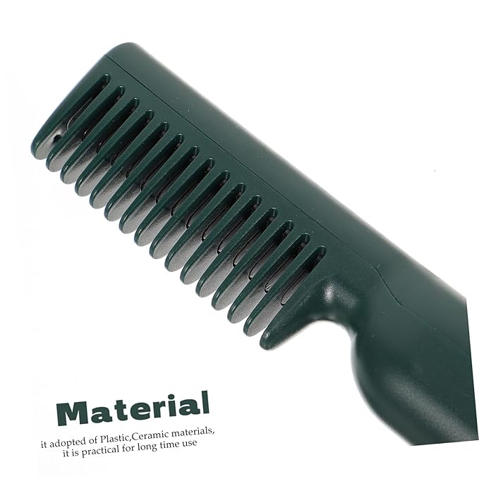 Heat Brush Hair Straightener Brush Straightening Comb Styling Tool Fast Heat Silk Finish
