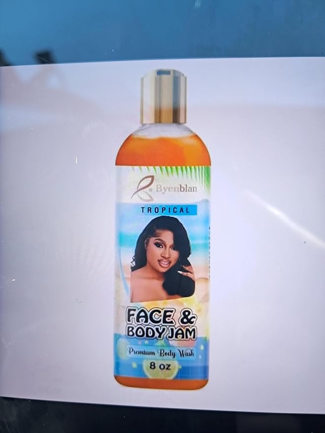 Byenblan Tropical Face &amp Body Jam Premium Body Wash 8 oz