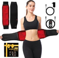 Long Red Light Therapy Belt 16 W 120 Beads Wearable Near Red Infrared Light Therapy Wrap for Body 660nm &amp 850nm Auto Timer Ideal for Shoulder Waist Back Body
