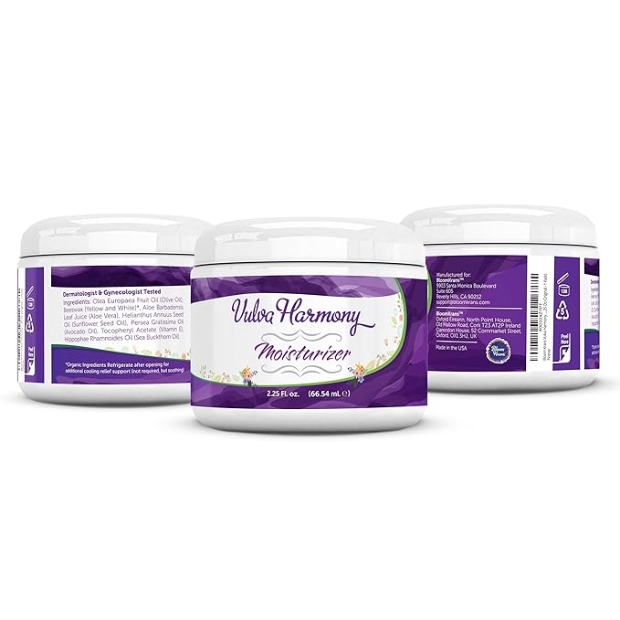 Vulva Harmony Vulva Balm – Vaginal Moisturizer for Women Moisture &amp Relief Cream for Intimate Feminine Care | Dryness Vaginitis Itch Chafing Irritation &amp Menopause | No Estrogen Cream 2.
