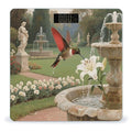 Hummingbird Garden Bathroom Scale for Body Weight LCD Display Digital Bathroom Scale Tempered Glass Bathroom Weight Scales Fashion Smart Scales for Home Bedroom 400 Lb
