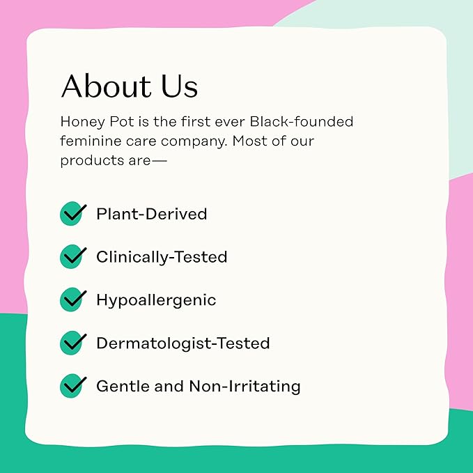 The Honey Pot Company - Prebiotic Feminine Wipes &amp Regular Pads Bundle - pH Balanced Natural Hygiene Feminine Products - Herbal Infused Sanitary Pads for Women - Feminine Care