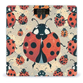 Ladybugs Pattern Infinite Speckled Scale for Body Weight Digital Bathroom Scale Toughened Glass High Precision Scales for Body Weight with Large LCD Backlight Display Weight Scales