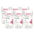 Ivory Aluminum Free Deodorant Hint of Waterlily 24hr Gentle Deodorant Dermatologist Tested Gentle on Skin Baking Soda Free Paraben Free 2.4oz (Pack of 6)
