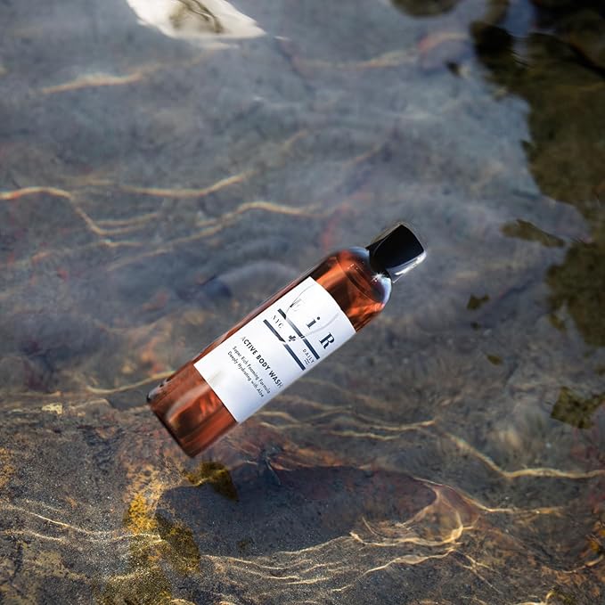 EiR NYC Active Body Wash | Hydrating Shower Gel Body Cleanser with Deeply Moisturizing Aloe Leaf &amp Olive Oil | Notes of Sage Rosemary &amp Lemongrass All Natural | Sulfate Phthalate &amp Parab