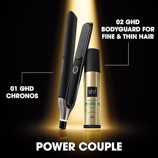 ghd Chronos Styler ― 1 Flat Iron Hair Straightener 3X Faster HD Motion-Responsive Styler for One Stroke High-Definition Results that Last 24hrs 85% More Shine 2X Less Frizz No Heat Damage