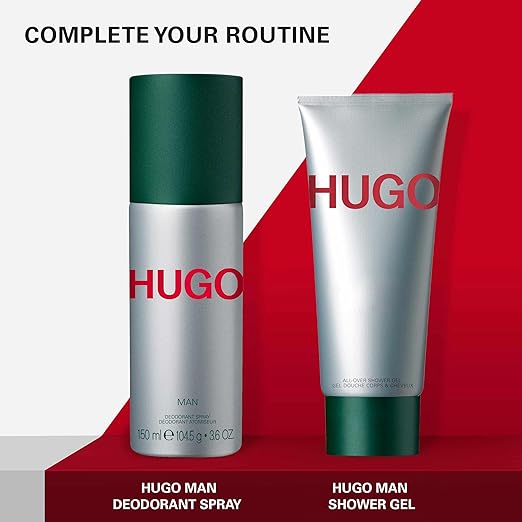 Hugo Boss Hugo Man Deodorant Stick With Notes of Green Apple &amp Fir Balsam 2.4 oz