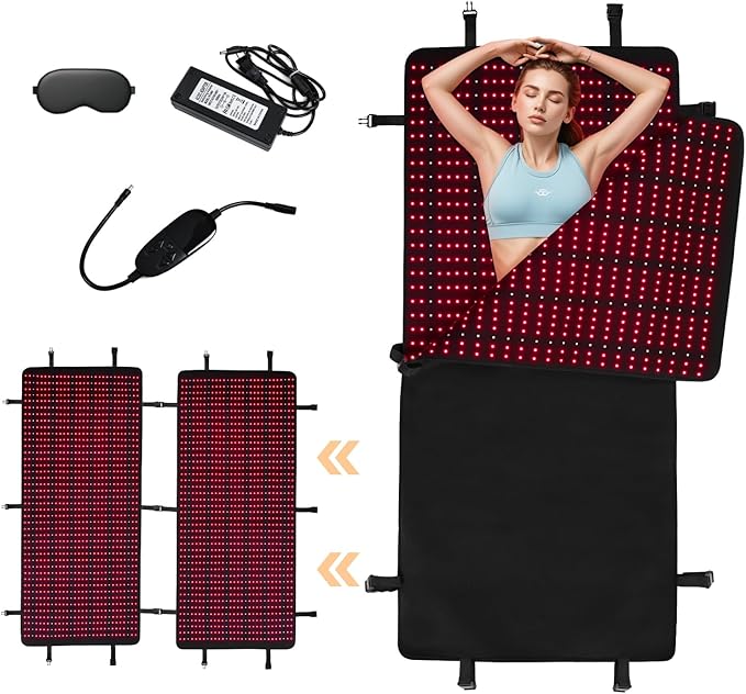 2025 New Dual Wavelength LED Beads 660nm&amp850nm Red Light Therapy Mat Full Body Used to Relieve Pain