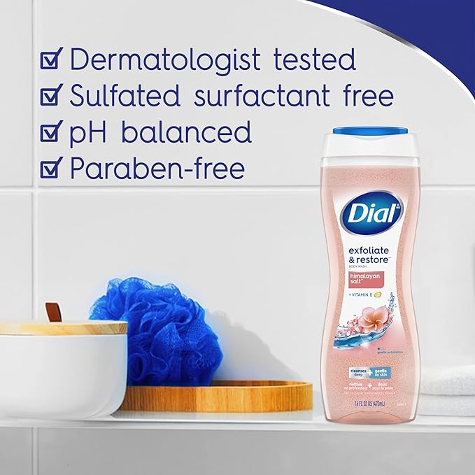 Dial Enriching Body Wash Himalayan Salt 16 oz (Pack of 4)