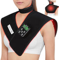 TUOB Red Light Therapy Device for Shoulder and Neck with 6000mAh Battery Cordless 850nm Near Infrared Light Therapy Wrap for Shoulder Back Benefit for Joint Pain Relief Muscle Relax