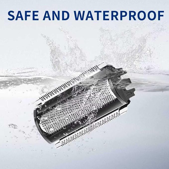 2 Pack Replacement Foil Blade Replacement Clipper Blades Groin Hair Foil Shaver Head for Close Body Hair GroomingCompatible with MANSCAPED The Lawn Mower Electric 5.0 Ultra Hair Trimmer