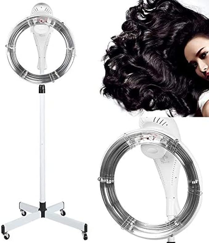 KRASS Professional Halo Orbital Infrared Hair Color Processor And Dryer With Rolling Stand 950WCollector88