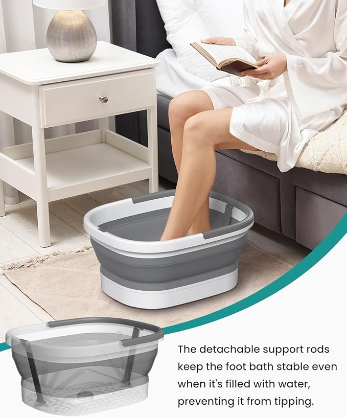 Nekteck Shiatsu Neck and Back Massager and Foot Basin