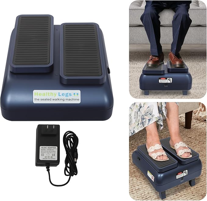 24V 1A 20W Foot MassagerFree Standing Electric Foot Circulation Device with 3.94ft Long Power CableFoots Exercise Device for Rehabilitation &amp Exercise Use by People