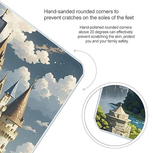 Fairytale Castle Scale for Body Weight Smart Scales Digital Bathroom Scale High Precision Weighing Scales with Large Display Weighing Machine for People