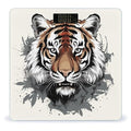 Black and White Doodle Tiger Digital Bathroom Scale for Body Weight Weighing Scale with Backlit LCD Display High Precision Measurements &amp Measures Weight Up to 180kg