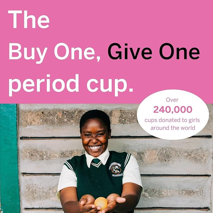Pixie Cup - Soft Safe Reusable Menstrual Cup - Ranked 1 for The Best Tampon Alternative - 100% Medical-Grade Silicone Period Cup for Feminine Care - Buy One We Give One (XL)