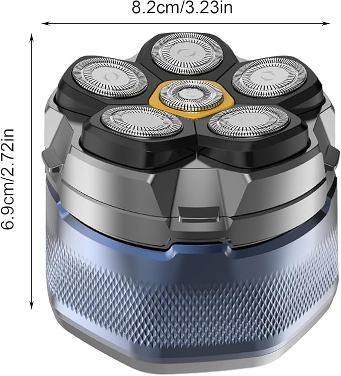 VEAREAR Head Shavers for Bald Men 6D Magnetic Ergonomic Electric Razor with LED Display IPX8 Waterproof Wet &amp Dry Use USB-C Rechargeable Hypoallergenic Skull Shaver Gift for Beloved Men