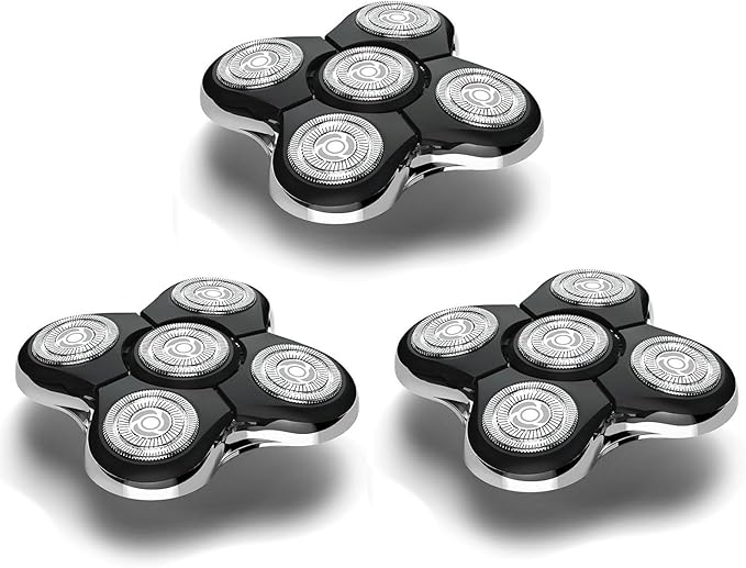 3PACK XR7000 Balder Pro Replacement Head Compatible with Remington Balder Pro Head Shaver Model XR7000/XR1500/XR1501