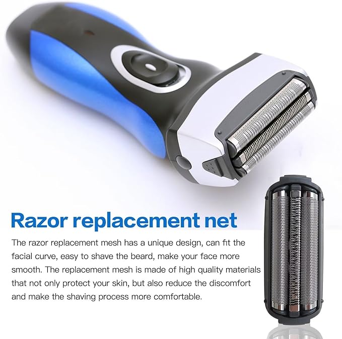 ES9085 Shaver Head Outer Foil w/Clean Brush Replacement for Panasonic ES-RL21 ES-RT30 ES-RT40 ES-RL40 ES-RT50 ES-RT60 ES-RT81