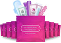 Pink Style Menstrual Kit All-in-One 10 Pack | Convenience on The Go | Period Kit Pack for Travelling Tweens &amp Teenagers or just When You’re Out | Individually Wrapped Feminine Hygiene Product