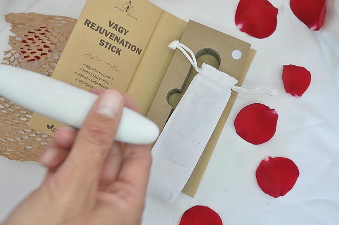 Sacred Weapon Vagy Rejuvenation &amp Tightening Wand | pH Balance Vaginal Wash &amp Odor Eliminator | Manjakani &amp Alum Stone Vagina Tightener Intimate Deodorant for Women &amp Exfoliator for F