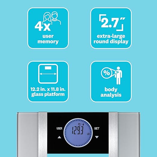 WW712XF Glass Body Analysis Scale
