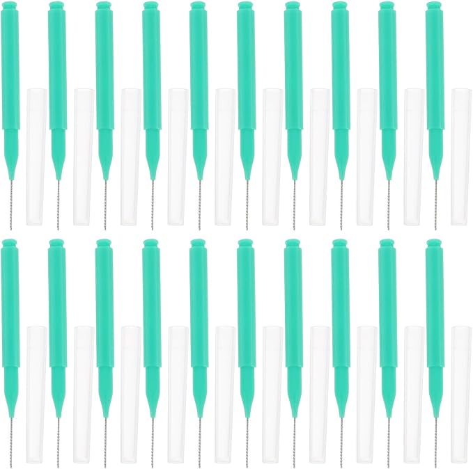 100pcs Interdental Brushes: Soft Bristled Dental Picks for Plaque Removal Health - Interdental Brushes for Plaque and Gum Care