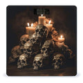 Skull and Candle Scale for Body Weight Anti-Slip Tempered Glass Digital Bathroom Scales Clear LCD Display Weighing Scale Safe Rounded Corners Smart Scales